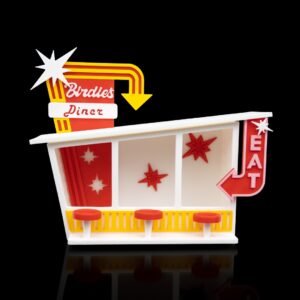 Mangeoire à oiseaux Route 66