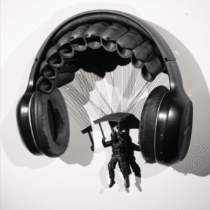 Support Parachute pour Casque audio